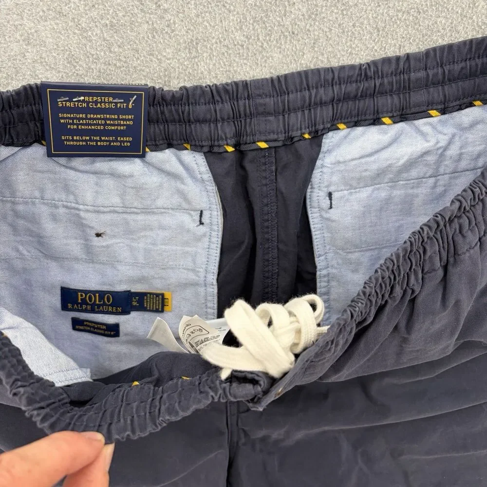Polo Ralph Lauren Prepster Stretch Classic Fit 8” Navy Shorts Men’s LT NWT